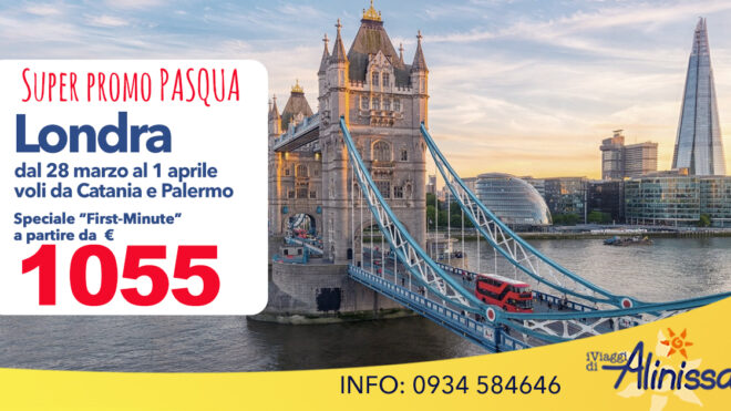 SUPER PROMO LONDRA a PASQUA